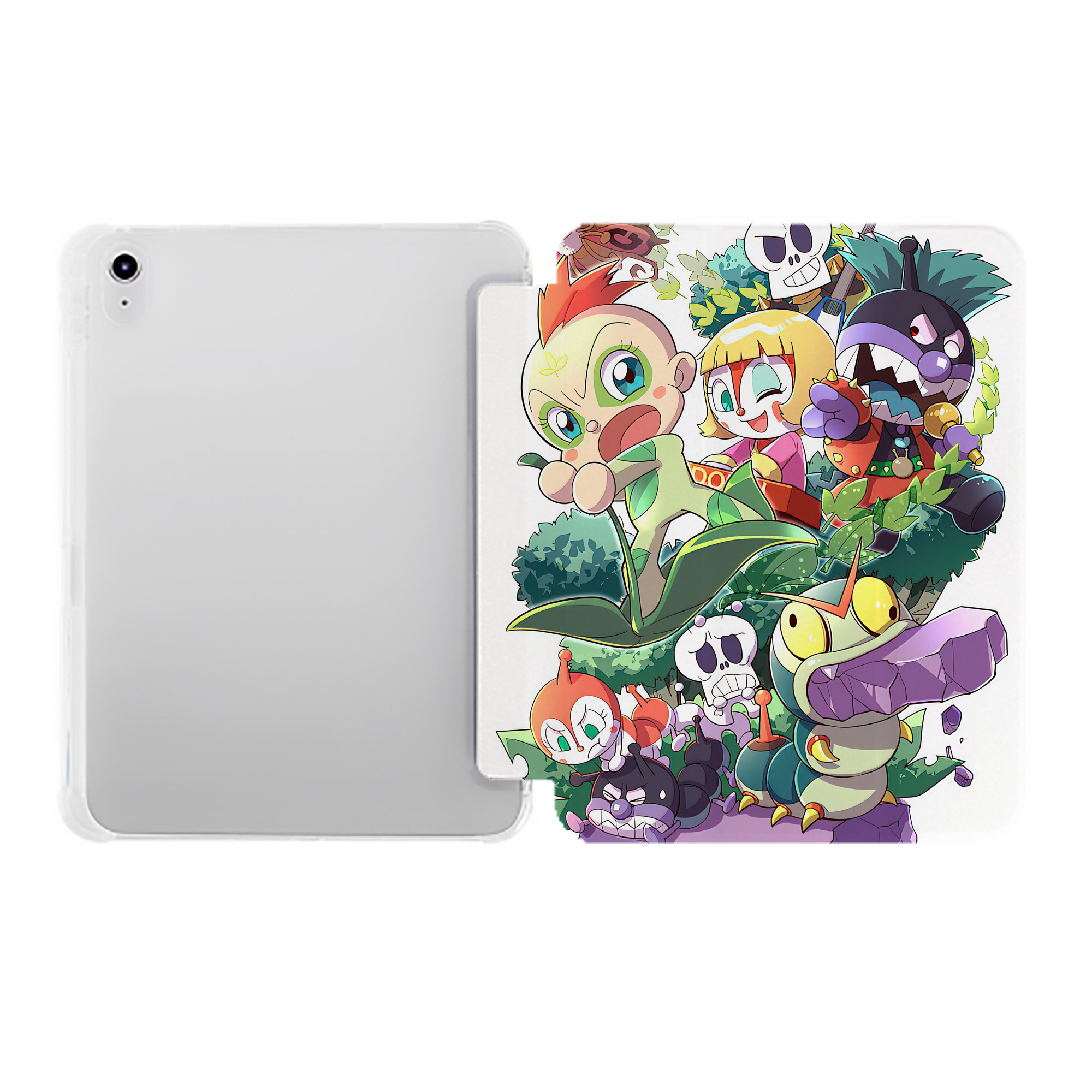 （画像用） アンパンマン Anpanman IPad ケース ペン収納付き 三つ折りスタンド PUレザー×シリコン 対応機種9.5/10.5/10.9インチ